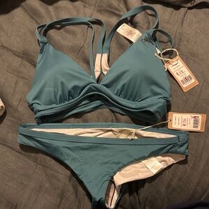 Patagonia Teal Bikini Set